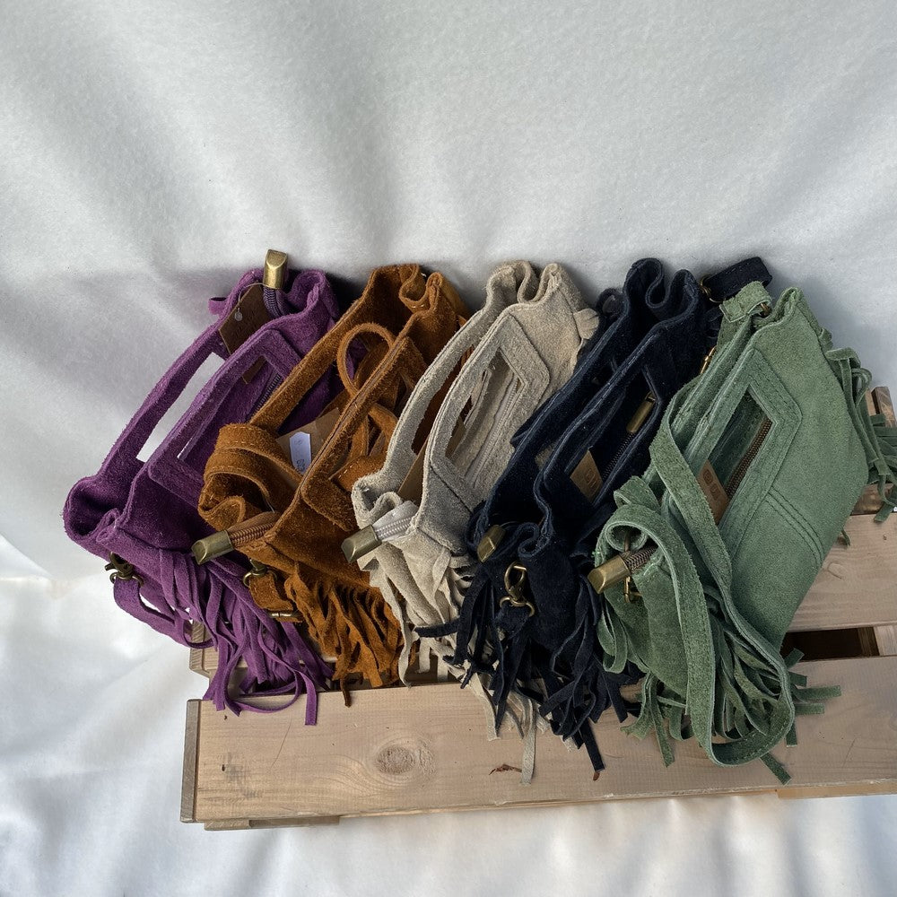 mini sac bandoulière en cuir fermeture éclair