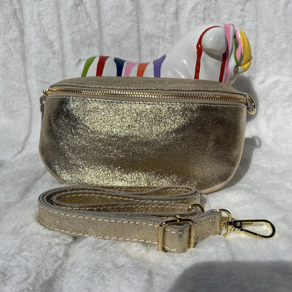 Sac Banane Cuir Irisé