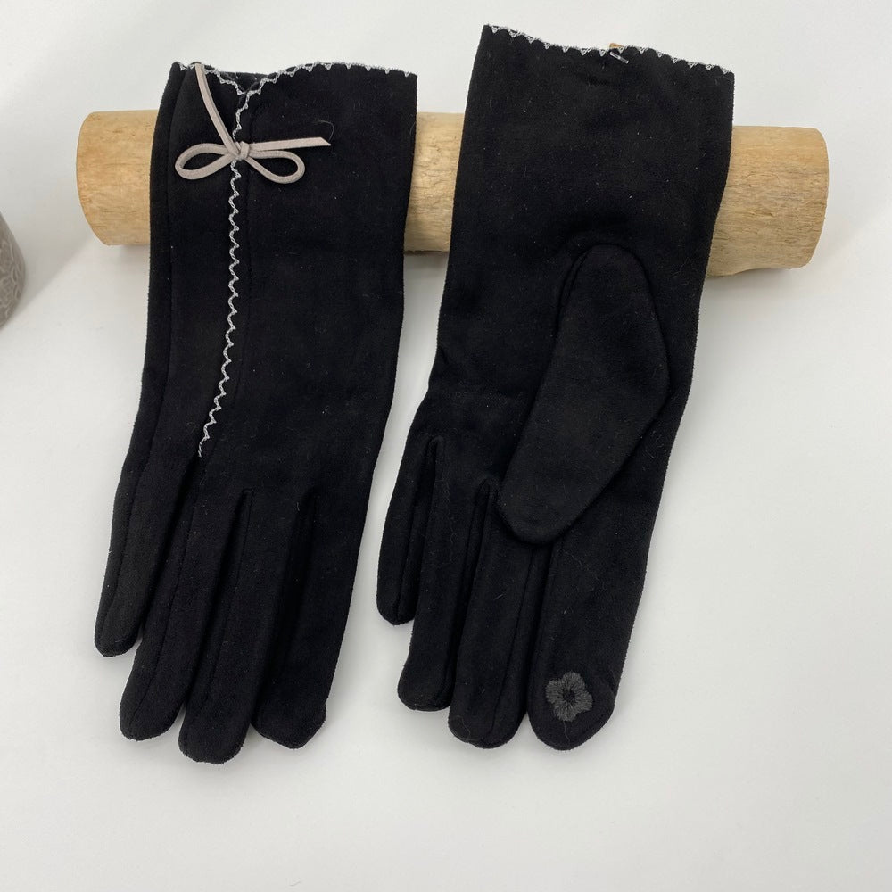 Gants Tactiles en Suédine avec Intérieur Polaire – Douceur et Confort