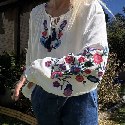 blouse bohème brodee
