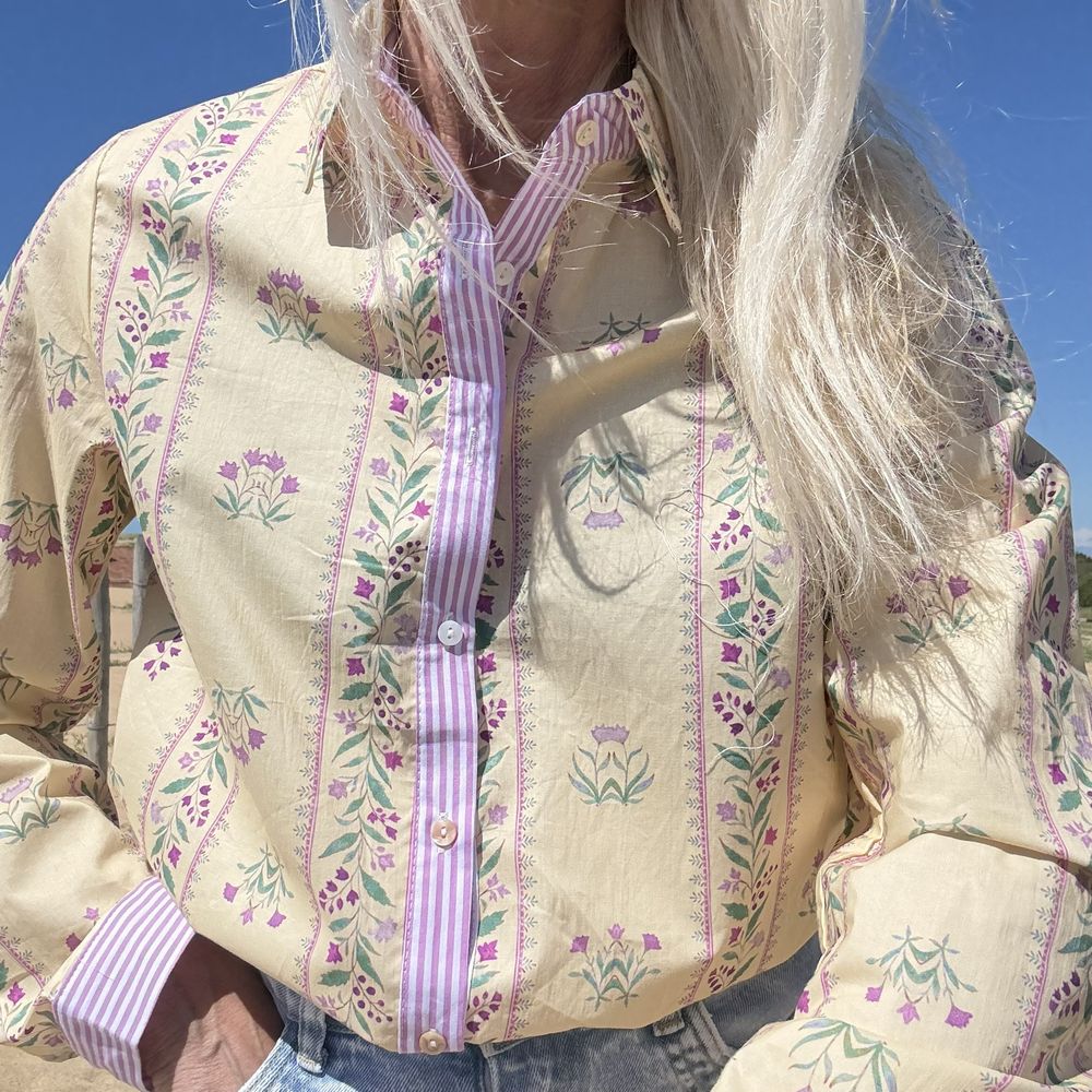 chemise blouse florale boheme
