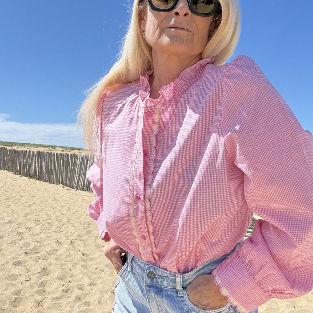 blouse coton grande taille