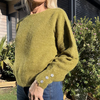 pull manche longue avec brillant en alpaga