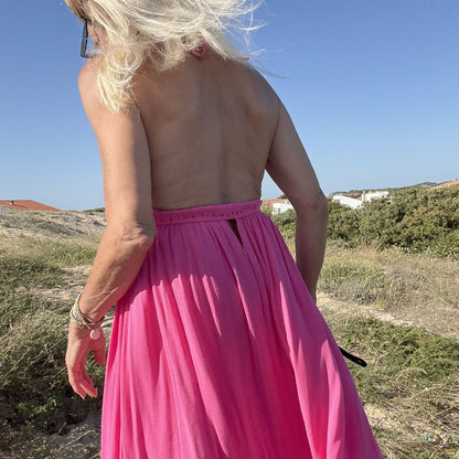 robe dos nu en coton