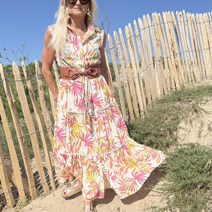 robe longue fluide bohème