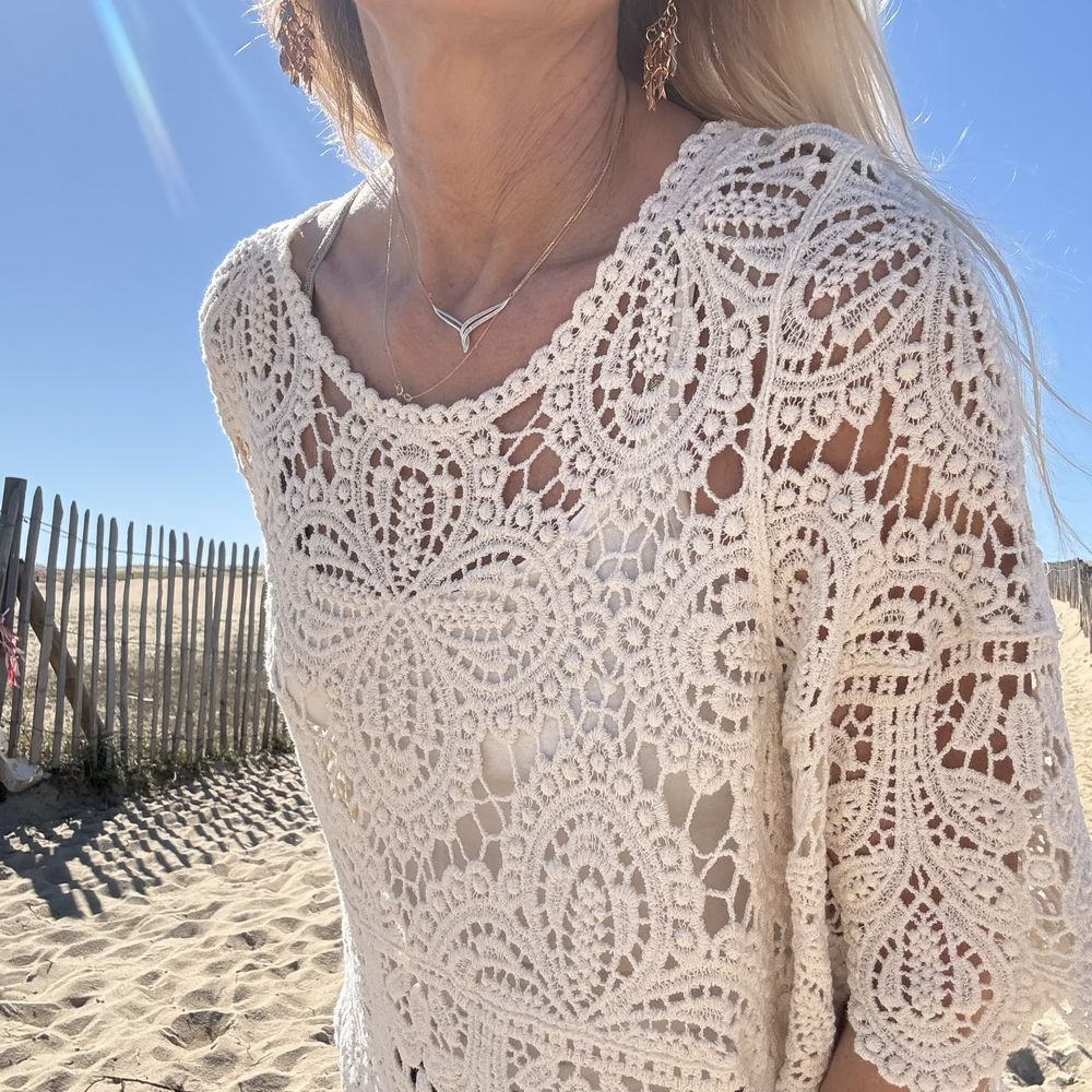 top en crochet bohème